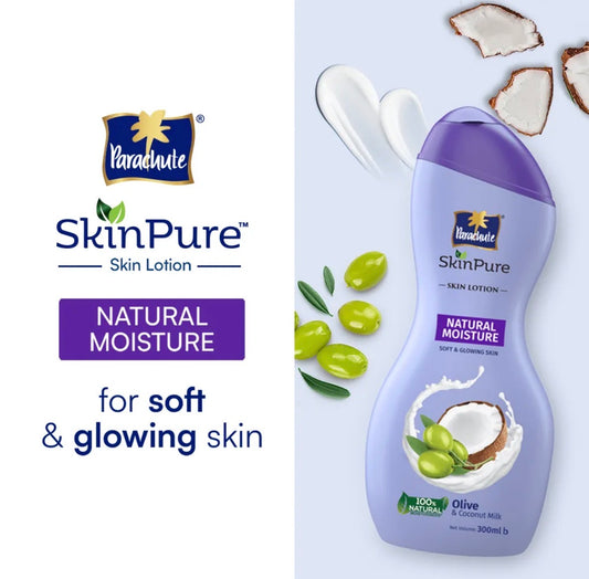 Parachute SkinPure Natural Moisture Body Lotion with Olive & Coconut Milk 300 ml